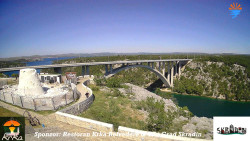 Skradin, řeka Krka, most A1