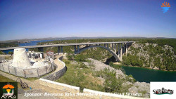 Skradin, řeka Krka, most A1