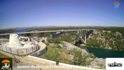 Skradin, řeka Krka, most A1