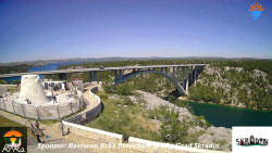 Skradin, řeka Krka, most A1
