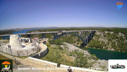 Skradin, řeka Krka, most A1
