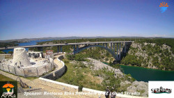 Skradin, řeka Krka, most A1