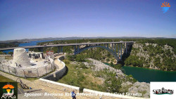 Skradin, řeka Krka, most A1