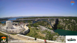 Skradin, řeka Krka, most A1
