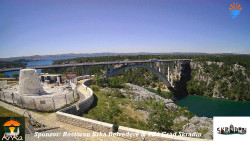 Skradin, řeka Krka, most A1