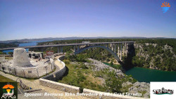 Skradin, řeka Krka, most A1