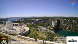 Skradin, řeka Krka, most A1