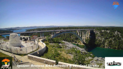 Skradin, řeka Krka, most A1