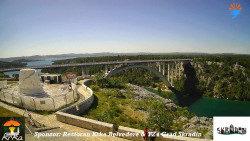 Skradin, řeka Krka, most A1