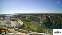 Skradin, řeka Krka, most A1