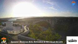 Skradin, řeka Krka, most A1