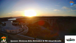 Skradin, řeka Krka, most A1