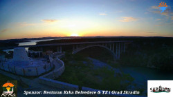 Skradin, řeka Krka, most A1