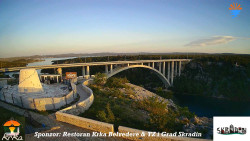Skradin, řeka Krka, most A1