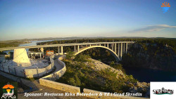 Skradin, řeka Krka, most A1