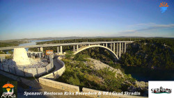 Skradin, řeka Krka, most A1