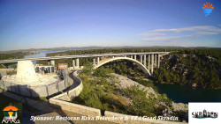 Skradin, řeka Krka, most A1