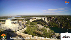 Skradin, řeka Krka, most A1