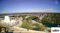 Skradin, řeka Krka, most A1