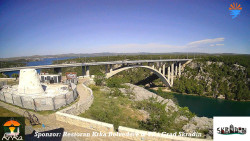 Skradin, řeka Krka, most A1