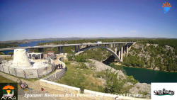 Skradin, řeka Krka, most A1