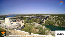 Skradin, řeka Krka, most A1