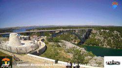 Skradin, řeka Krka, most A1
