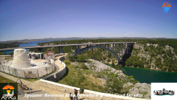 Skradin, řeka Krka, most A1