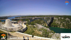Skradin, řeka Krka, most A1