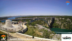 Skradin, řeka Krka, most A1