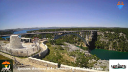 Skradin, řeka Krka, most A1