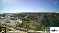 Skradin, řeka Krka, most A1