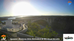 Skradin, řeka Krka, most A1
