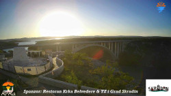 Skradin, řeka Krka, most A1