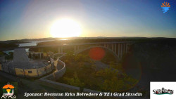 Skradin, řeka Krka, most A1