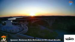 Skradin, řeka Krka, most A1