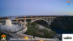 Skradin, řeka Krka, most A1
