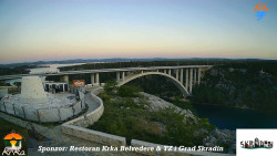 Skradin, řeka Krka, most A1