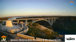 Skradin, řeka Krka, most A1