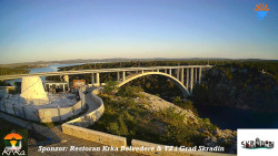 Skradin, řeka Krka, most A1