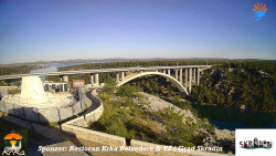 Skradin, řeka Krka, most A1