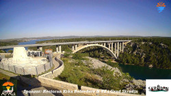 Skradin, řeka Krka, most A1