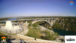Skradin, řeka Krka, most A1