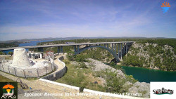 Skradin, řeka Krka, most A1