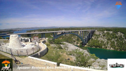 Skradin, řeka Krka, most A1
