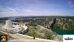 Skradin, řeka Krka, most A1