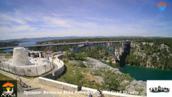 Skradin, řeka Krka, most A1