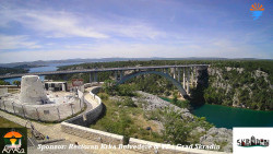 Skradin, řeka Krka, most A1