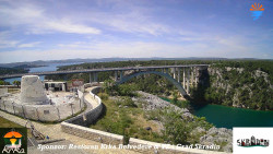 Skradin, řeka Krka, most A1