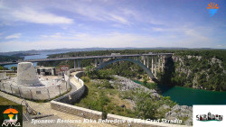 Skradin, řeka Krka, most A1